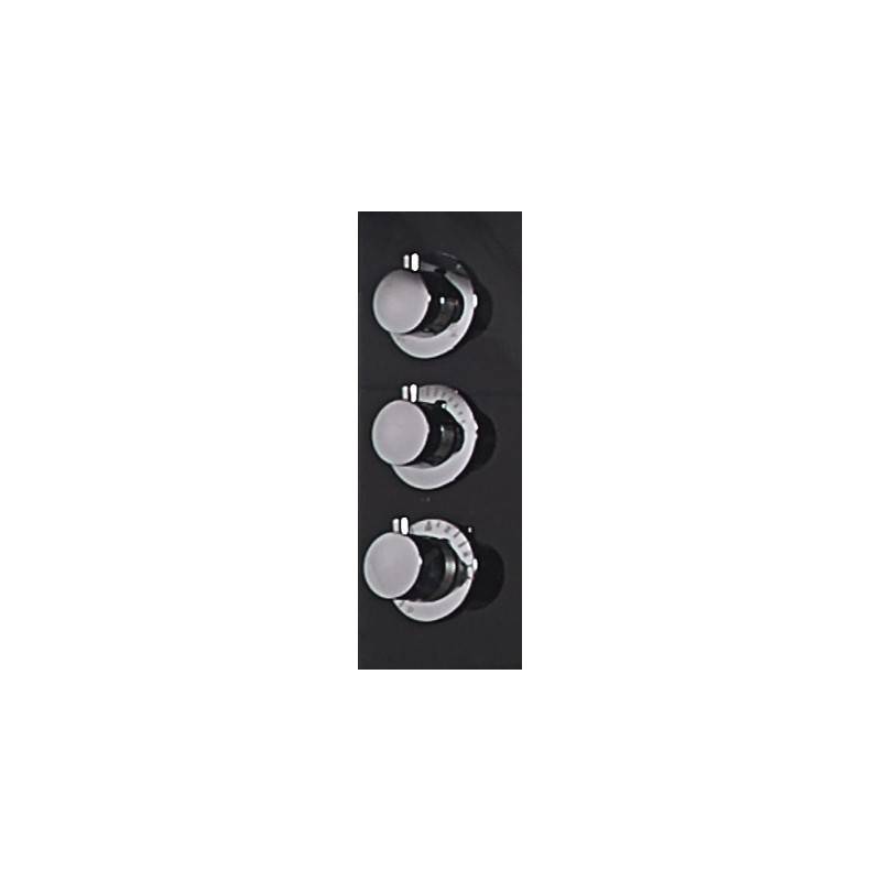 Combi Sauna Douche Hammam Boreal® SH220-D Black Edition - droite - Image 4