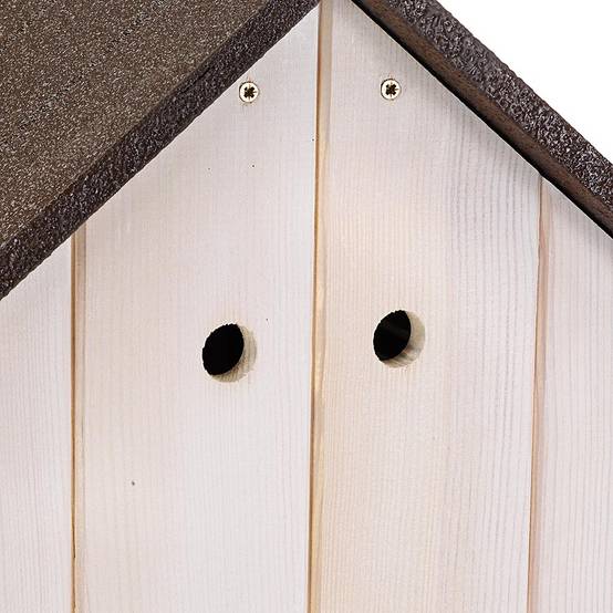 Ferplast - Niche d'extérieur, KOYA MEDIUM Maison pour Chiens en Bois FSC avec Peinture non Toxique, Trous d'aération, Pieds Isolants - Image 6