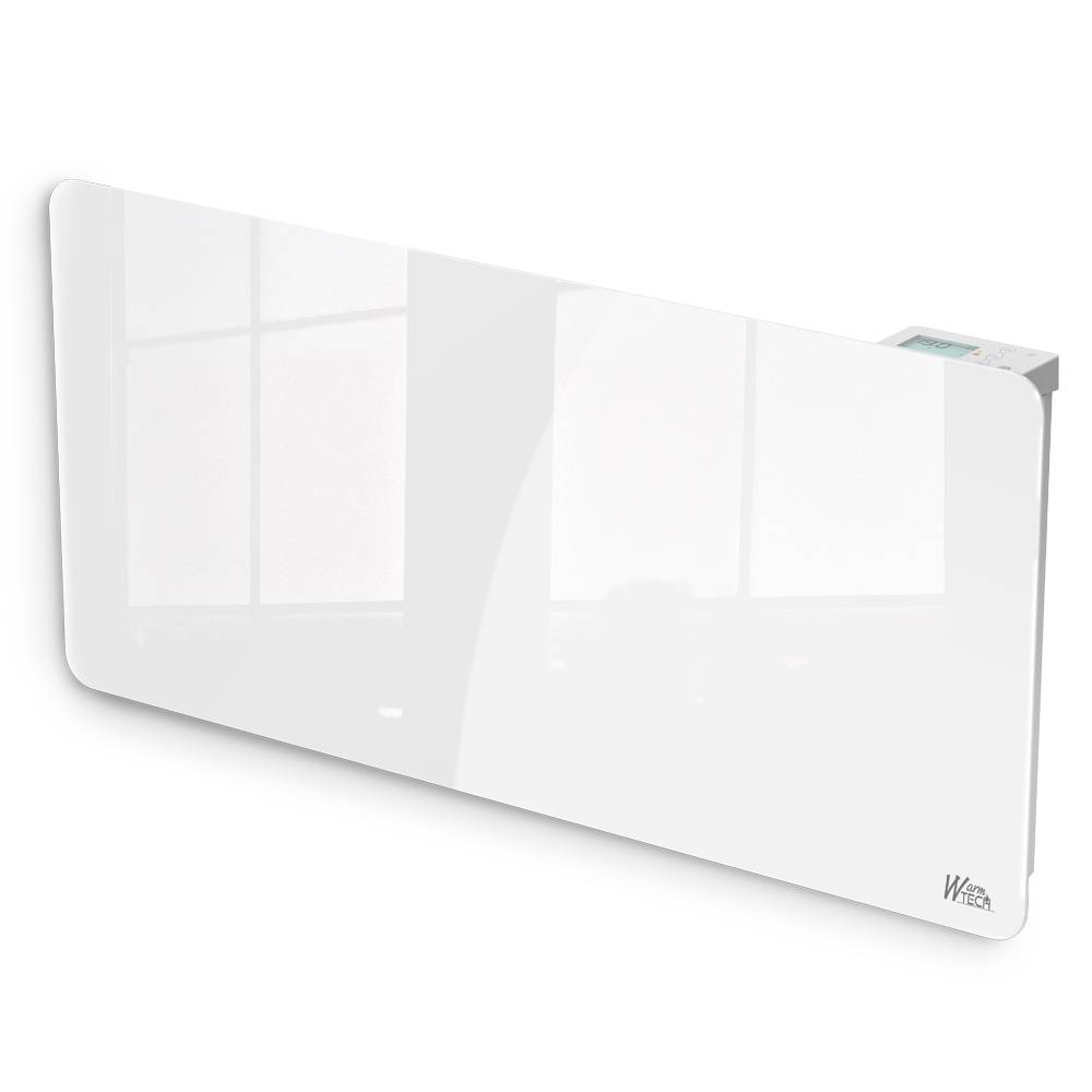 Radiateur inertie céramique avec façade en verre 2000 W - IP24 - NF - Fil pilote 6 ordres. - Image 1