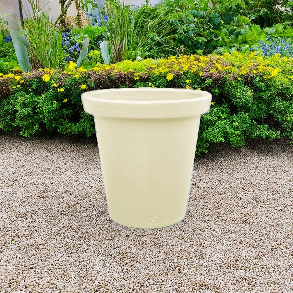 Plast'Up Rotomoulage - Pot de fleurs rond xxl delight 420l- lot de 2 - plast'up rotomoulage - Image 2