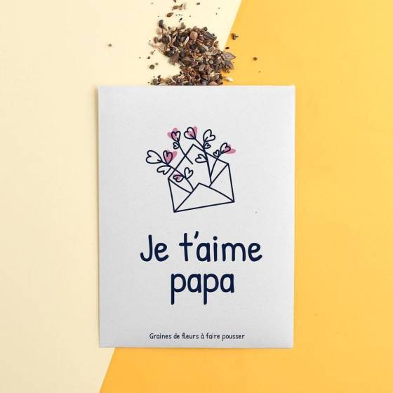 Radis et Capucine - Radis et Capucine - Sachet message - Papa je t'aime - Image 3