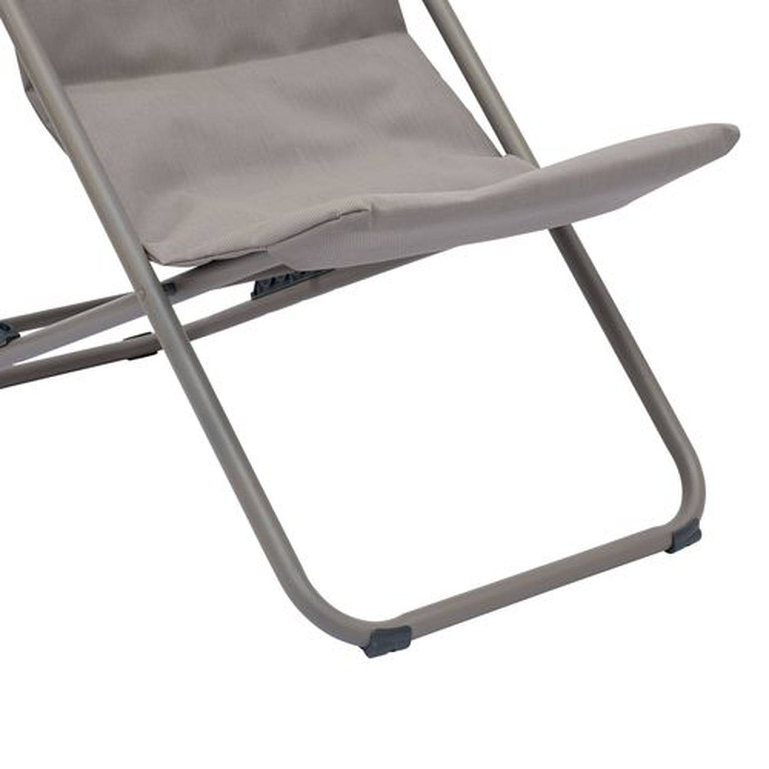 Hesperide - Lot de 2 chiliennes de jardin pliante MIRAEL - Hespéride - Image 4