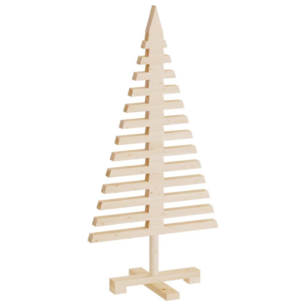 Maison Chic - Arbres de Noël, Sapin de Noël en bois pour décoration 3 pcs bois massif de pin u867q - Image 5