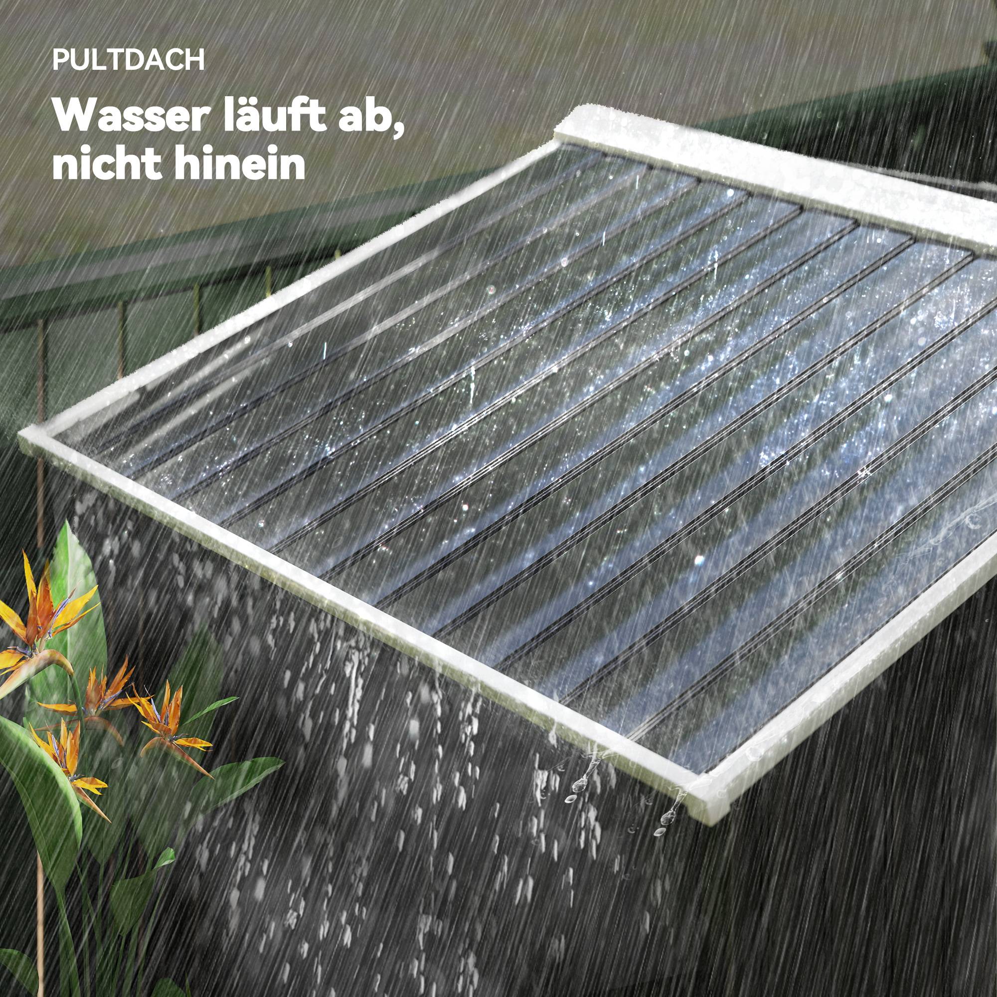 Abri de jardin Outsunny portes coulissantes 2,13x1,30x1,85 m métal gris anthracite cabanon extérieur moderne jardin - Image 9