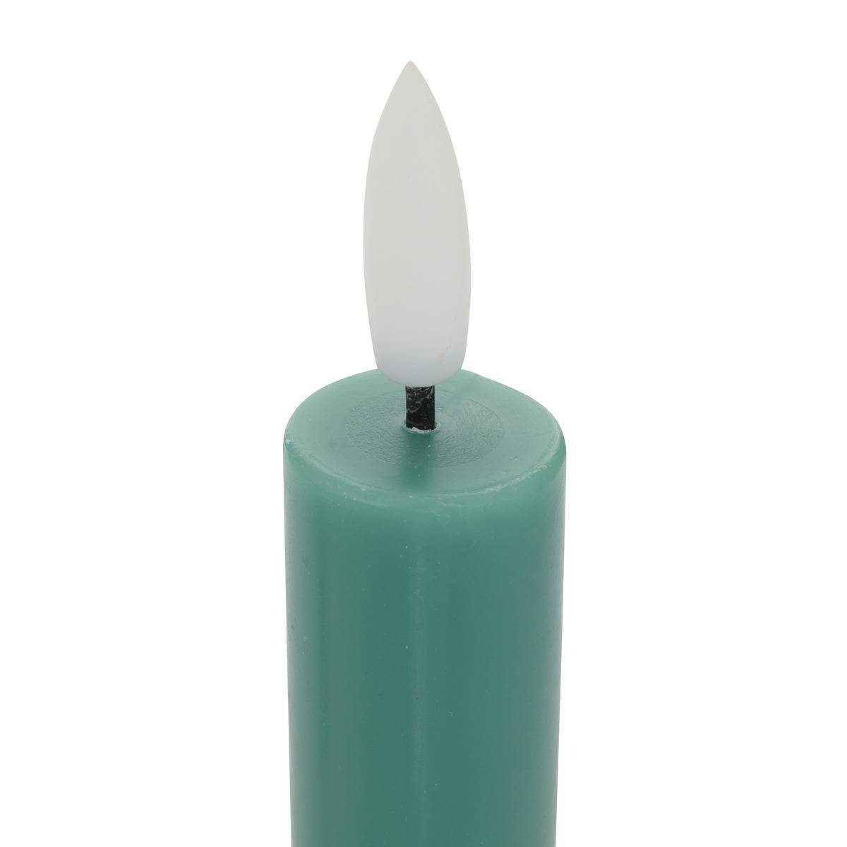 Atmosphera - Lot de 2 bougies LED Lupa bâton vert - Atmosphera Créateur d'intérieur - Image 4