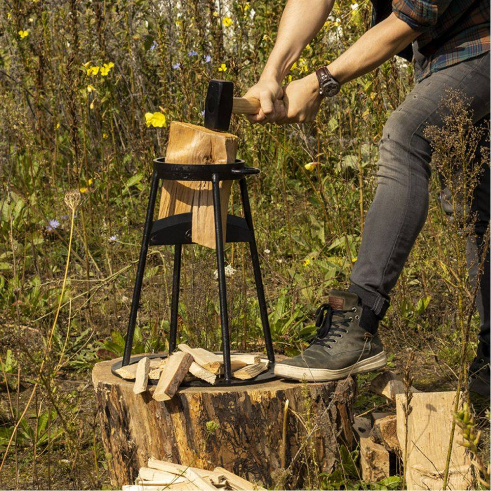 Esschert Design - Set fendeuse à bois support et maillet 38 x 46 cm - Image 2