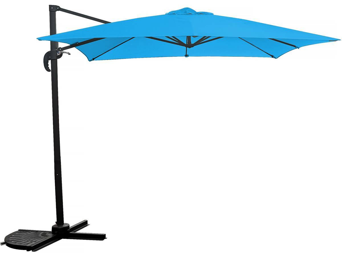 Habitat Et Jardin - Parasol Jardin Déporté "soleil" - 2.5 X 2.5 M - Bleu -habitat Et Jardin - Image 1