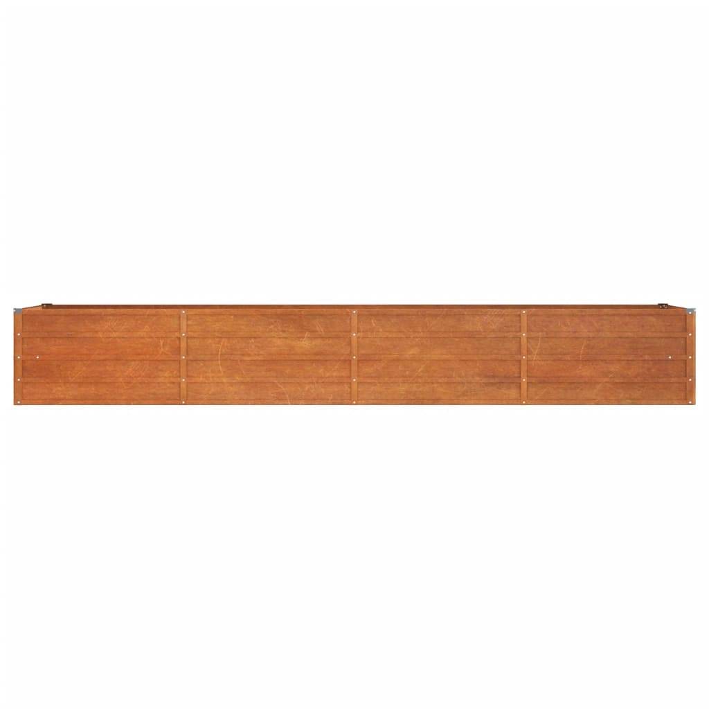 Vidaxl - Lit surélevé de jardin rouillé 320x80x45 cm acier corten vidaXL 151962 - Image 5