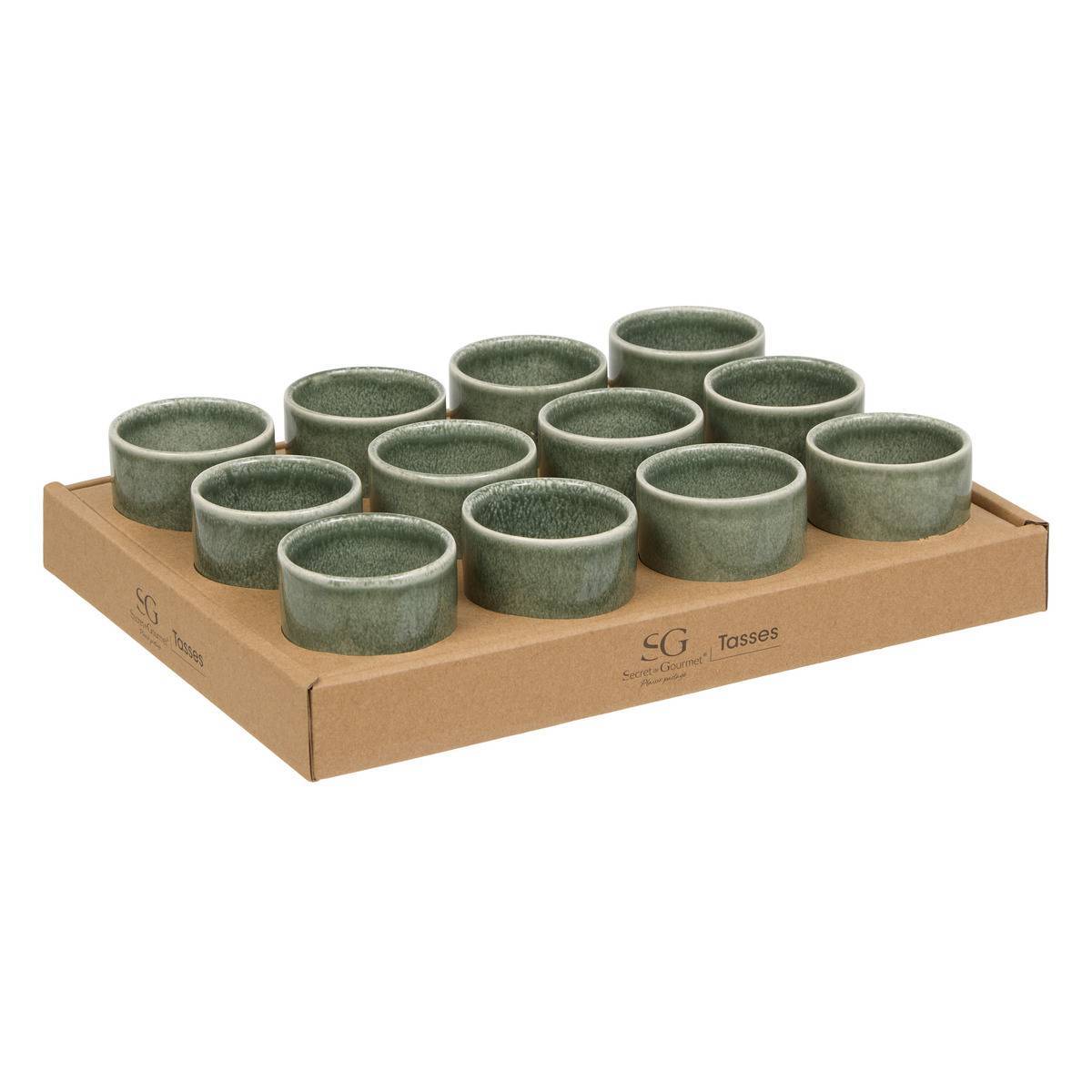 Atmosphera - Tasse Terre inconnue vert kaki D6,7xp5,5cm - Atmosphera Créateur d'intérieur - Image 2