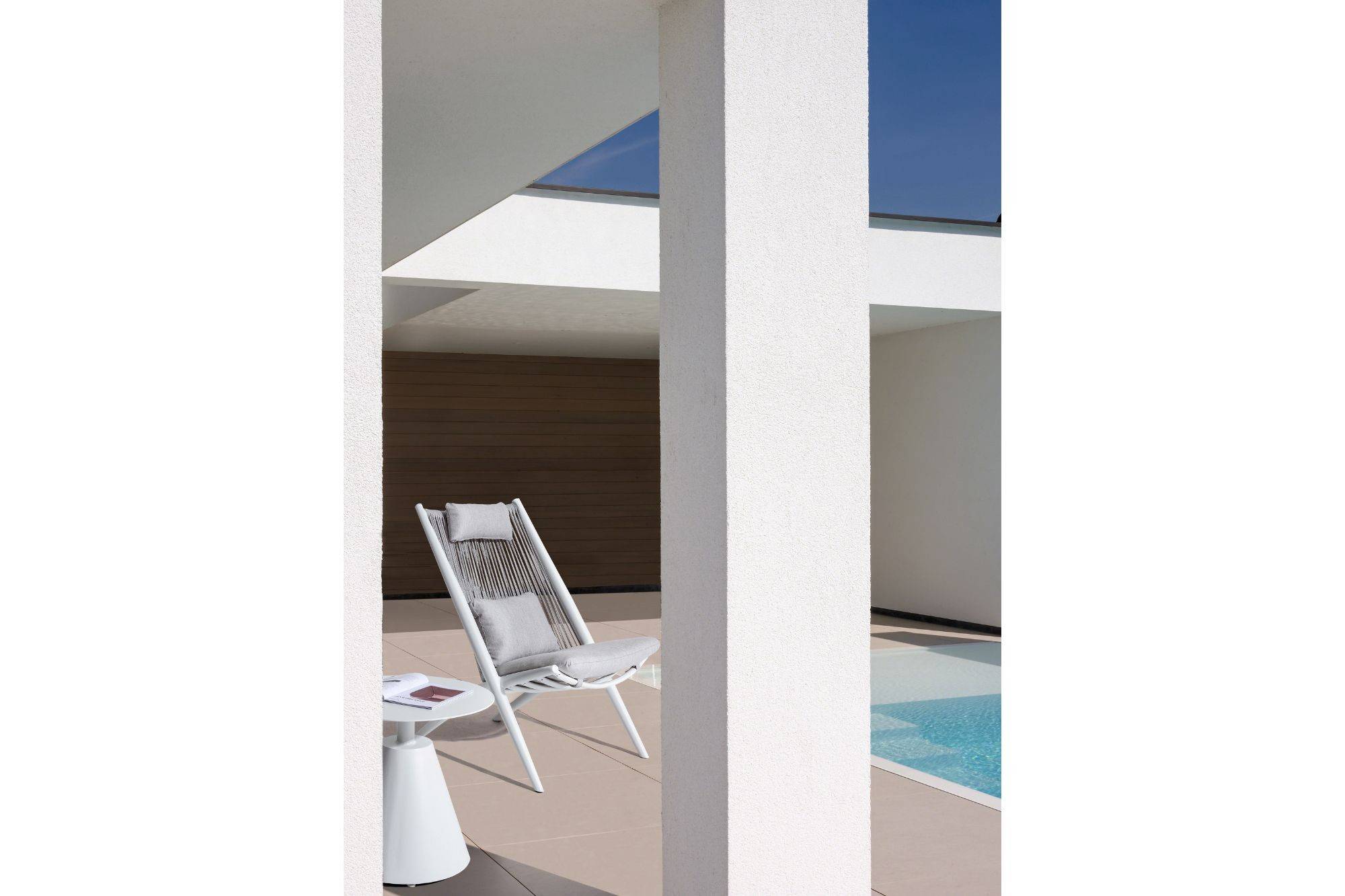 Autre - Table basse de jardin ronde en aluminium D50 - HOSSEGOR - Image 4