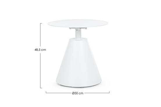 Autre - Table basse de jardin ronde en aluminium D50 - HOSSEGOR - Image 6