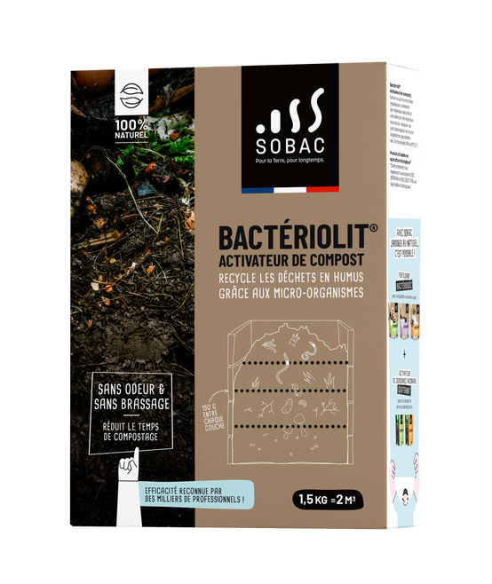 0 - Activateur de compost Bactériolit ® - 1,5Kg - SOBAC