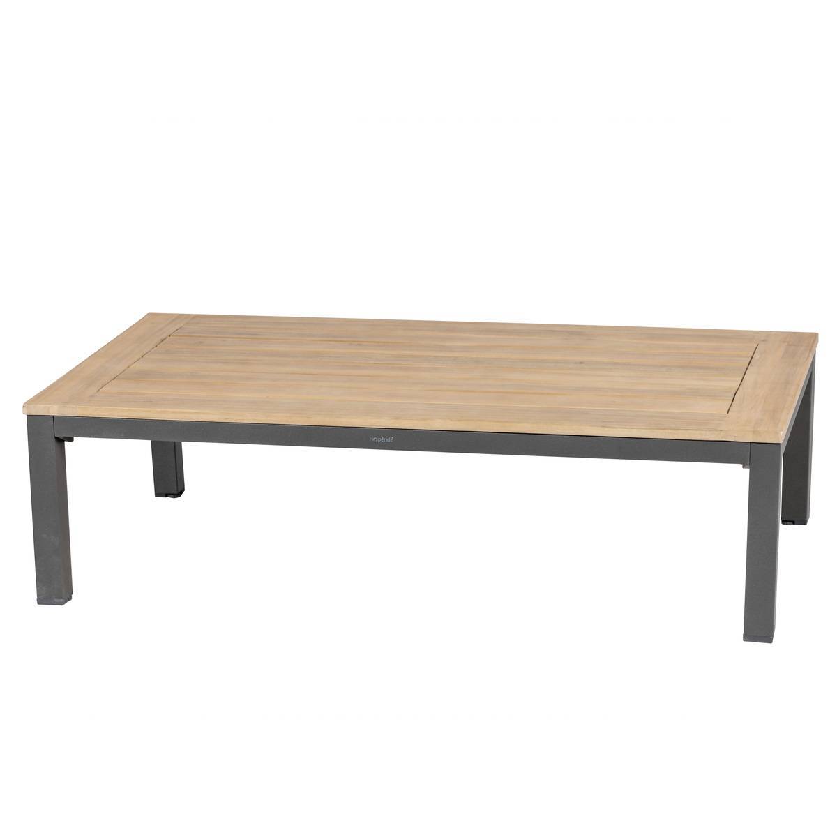 Hesperide - Table basse de jardin rectangulaire "Emperia" graphite 130x69x36cm en acacia Hespéride - Image 2