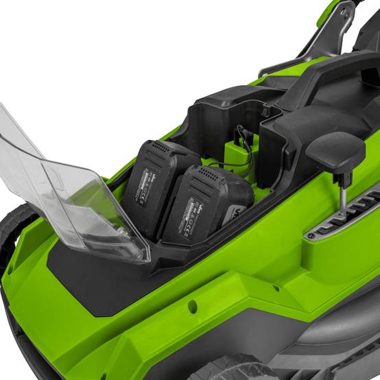 Tondeuse à gazon 40V - 2 Batteries lithium 3.0Ah Chargeur double Moteur Brushless 600m2 VITO - Image 2