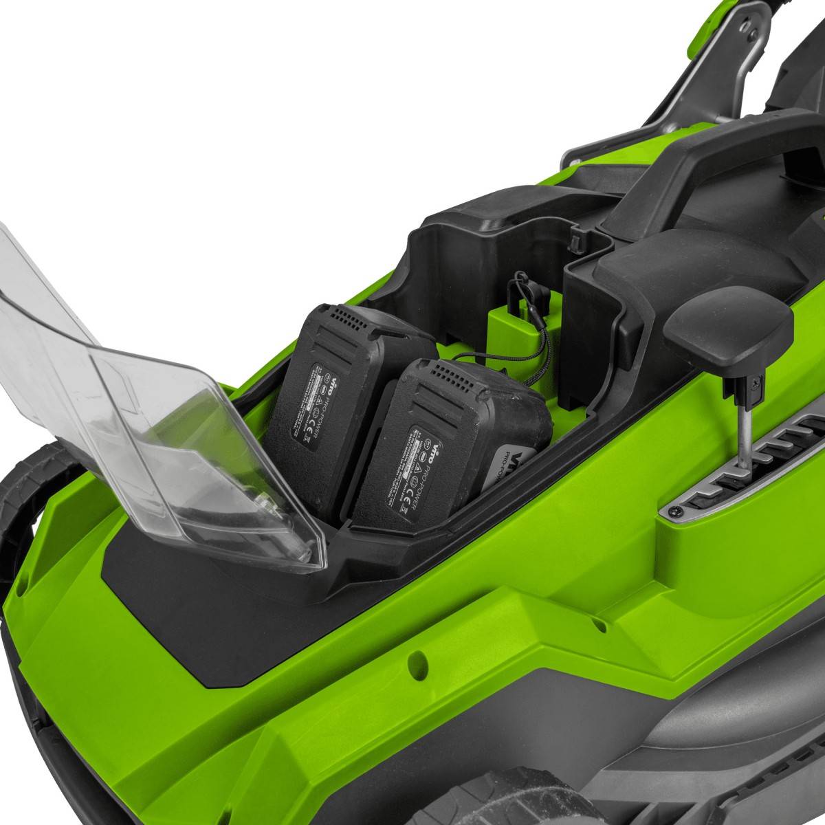 Tondeuse à gazon 40V - 2 Batteries lithium 3.0Ah Chargeur double Moteur Brushless 600m2 VITO - Image 2