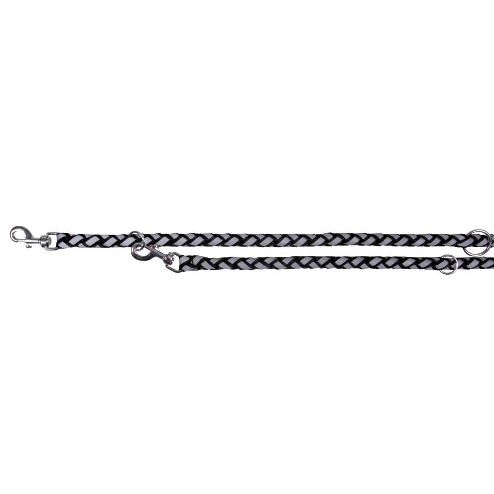 Trixie - Trixie - Laisse Cavo Reflect ø12mm x  2 mètres  S-M. réglable Noir. pour chien - Image 2