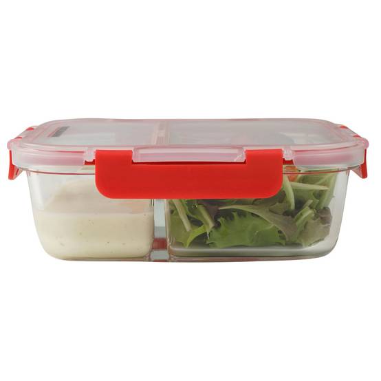 Lot de 2 boîtes à repas en verre avec deux compartiments 1000 ml Fackelmann Move - Image 6