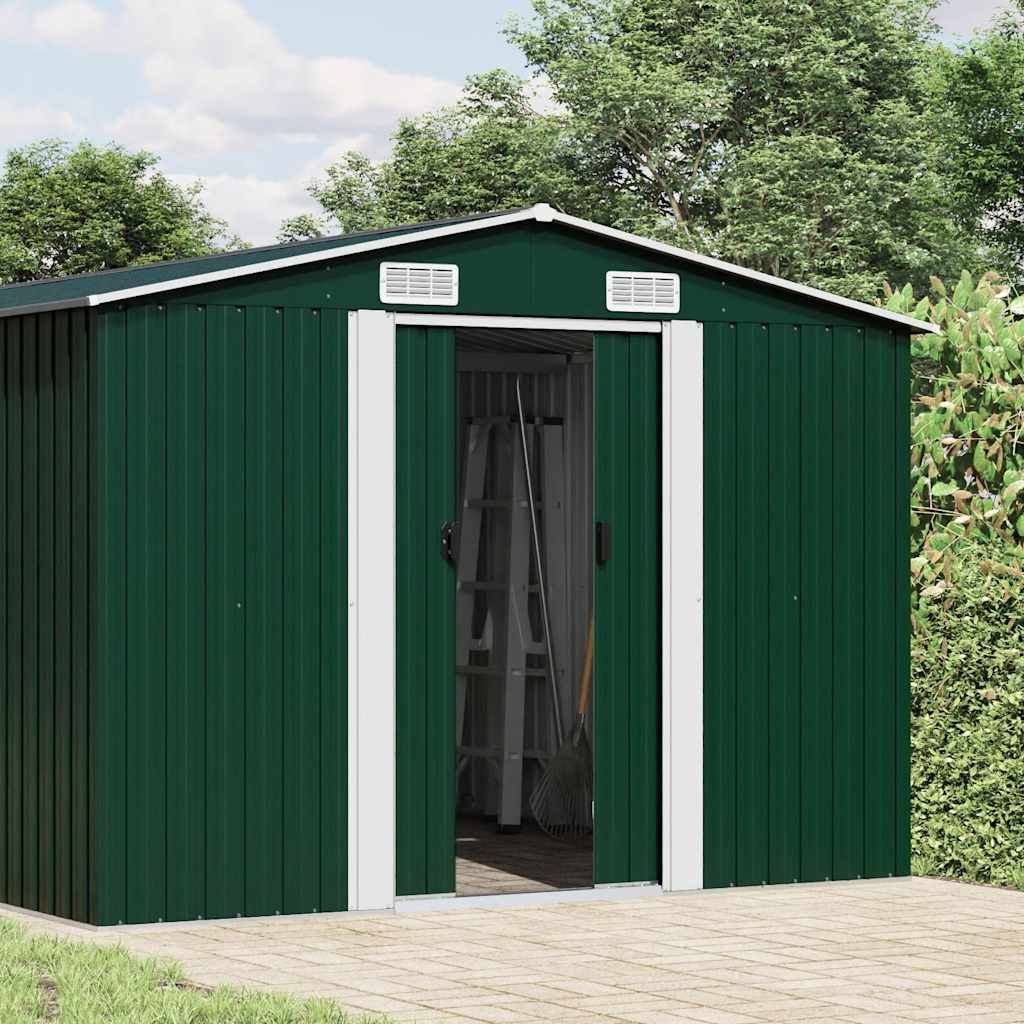 Vidaxl - Abri de jardin 257x580x181 cm Métal Vert vidaXL 143352 - Image 2