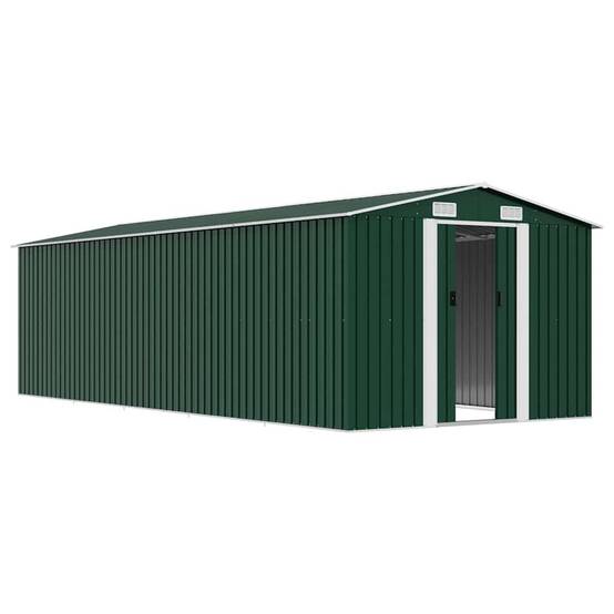 Vidaxl - Abri de jardin 257x580x181 cm Métal Vert vidaXL 143352 - Image 5