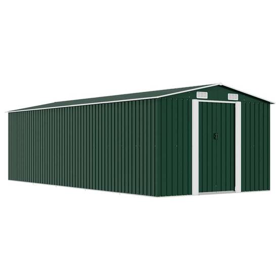 Vidaxl - Abri de jardin 257x580x181 cm Métal Vert vidaXL 143352 - Image 1