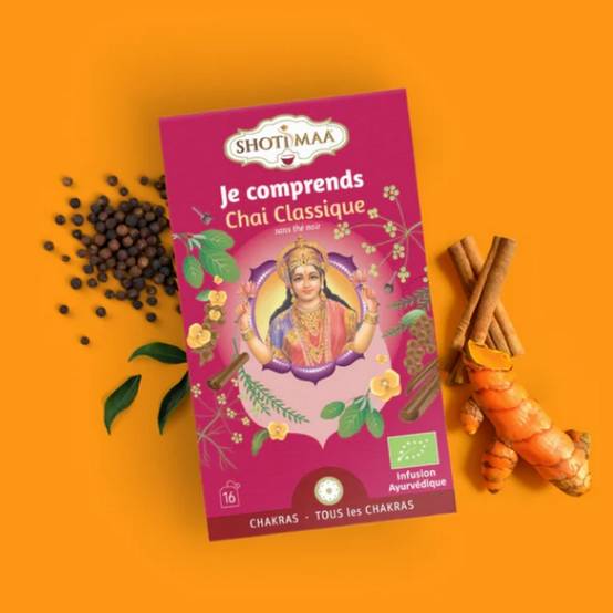 Tisane Bio Chai Classique Sans Caféine - Infusion généreuse et équilibrée - Moment de Détente et de Stabilité - Idéale après repas - Image 3