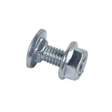Boulon LENNIE Tête ronde collet carré TRCC - Zingué blanc - Ø8x35 - boite de 200 - BTRCC0803502B