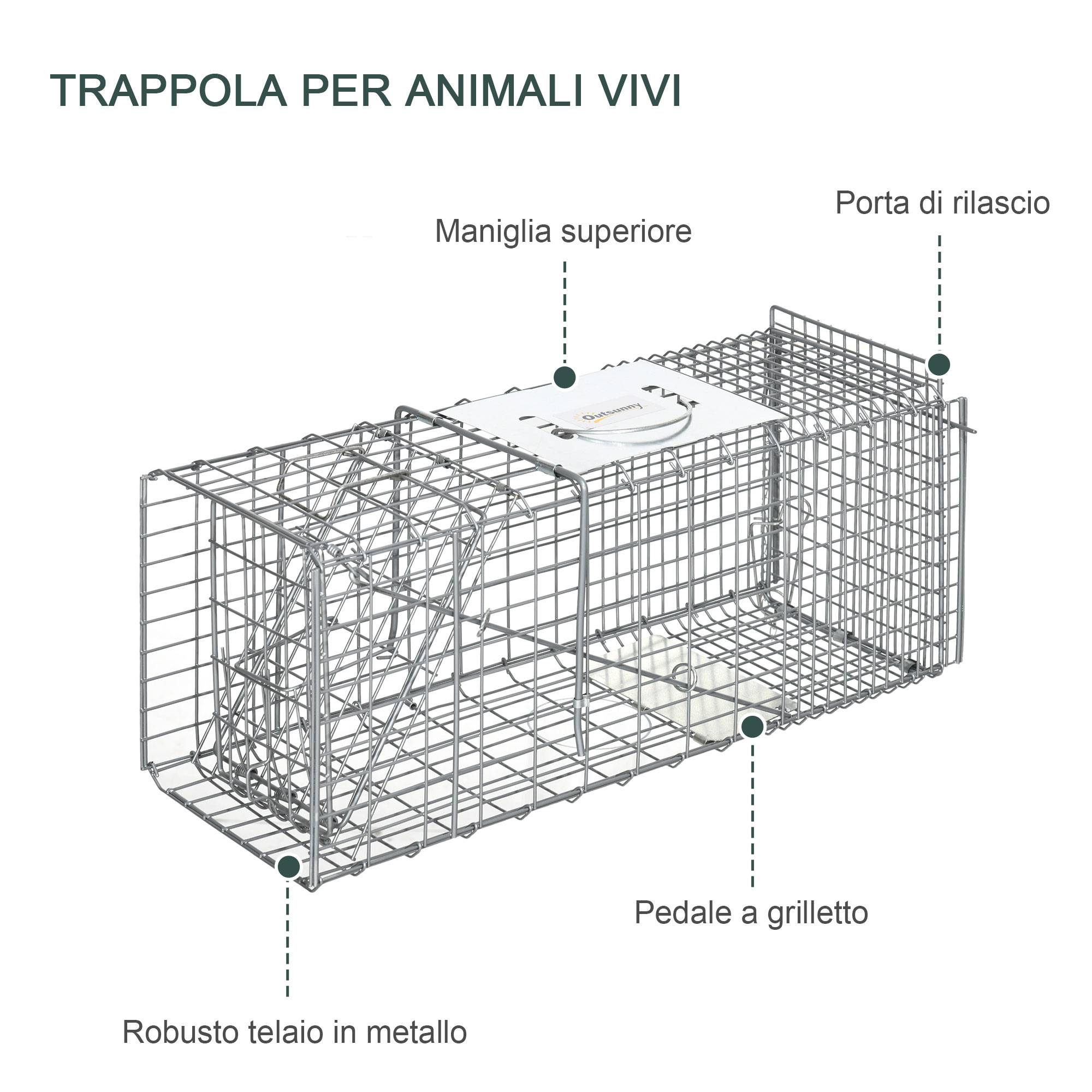 Piège pour rats, souris et ragondins pliable en acier - Image 8