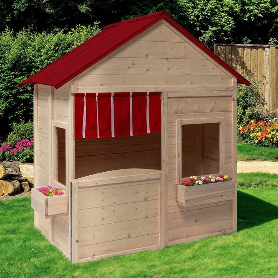 Maisonnette enfant en bois ADVENTURE, cabane de jeux extérieure - Image 1