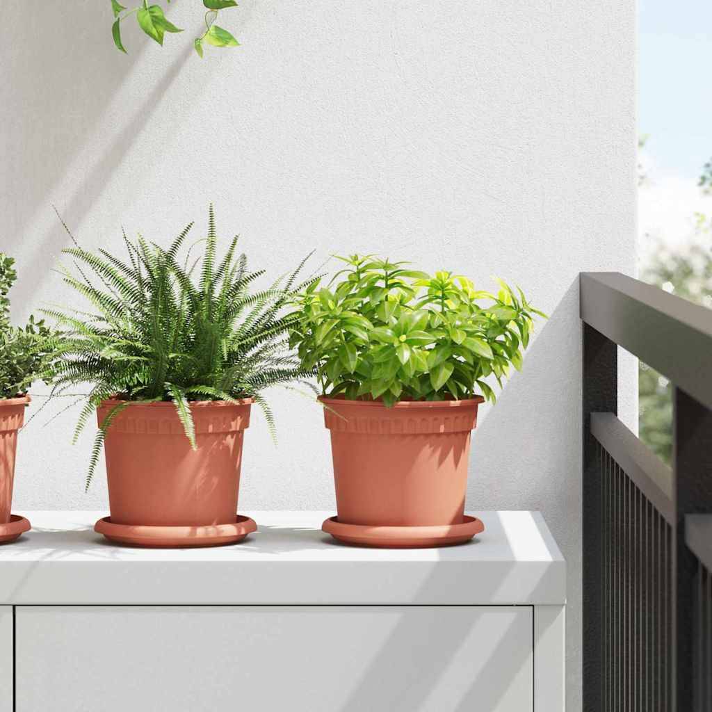 Prolenta Premium - Jardinière plastique rouge  14 x 14 x 2 cm  - Prolenta premium p38.4 - Image 1
