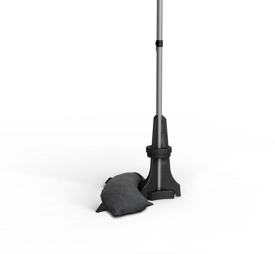 Baser - Pied pour parasol de balcon anthracite - de Ø20 à 40 mm - 50 Kg Baser - Image 1