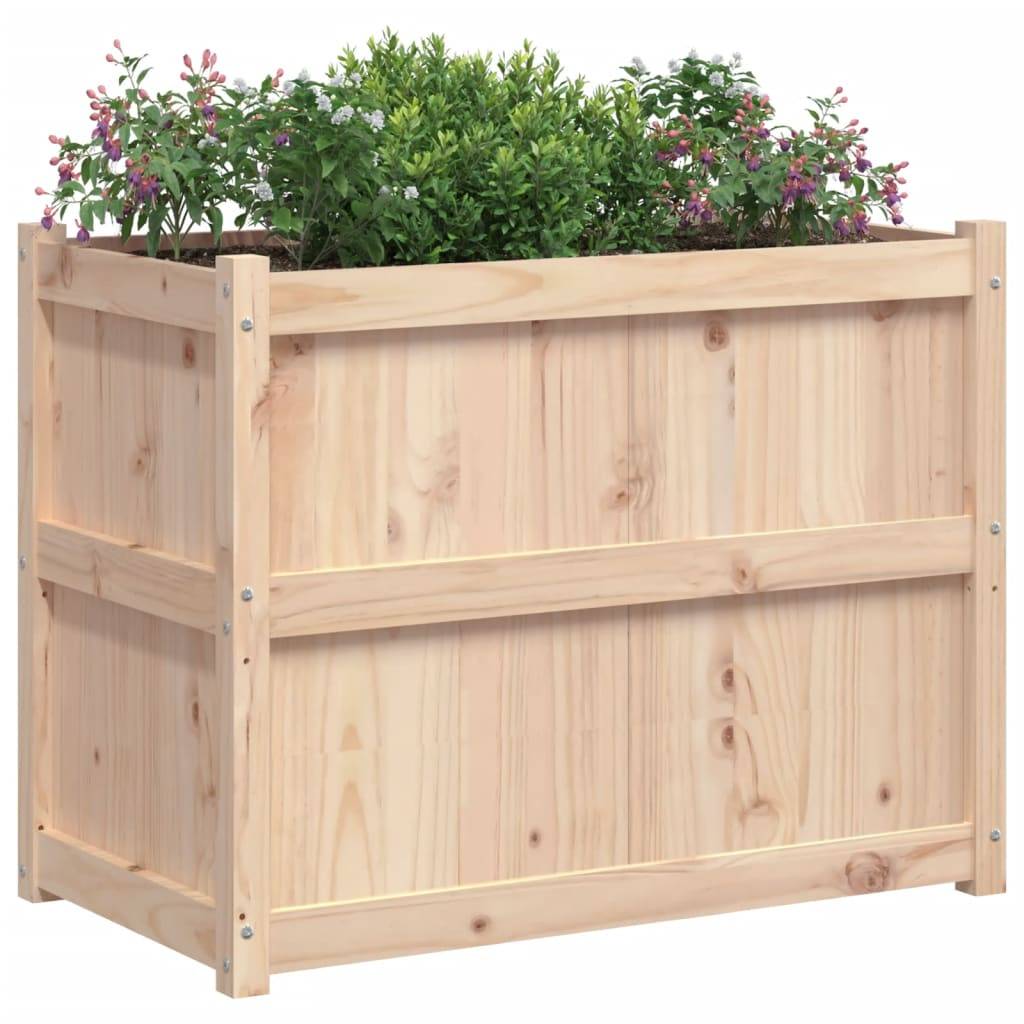 Maison Chic - Jardinière - Bac à Fleurs - Pot De Fleurs 90x50x70 cm bois de pin massif - Image 4