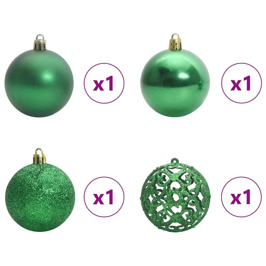 ComfortXL - Sapin de Noël Artificiel Rose 150 cm, Kit Complet Lumineux avec 150 LED et 61 Boules – ComfortXL Outdoor Living - Image 9