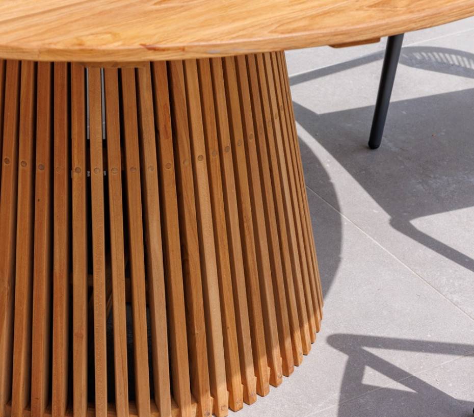 Ensemble table et chaises de jardin 6 places BALINIS - Image 3