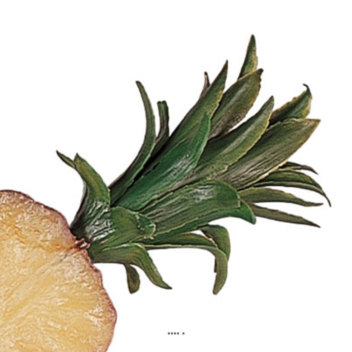 Artificielles - Demi Ananas artificiel petit modèle en Plastique soufflé H 210x100 mm - Image 3