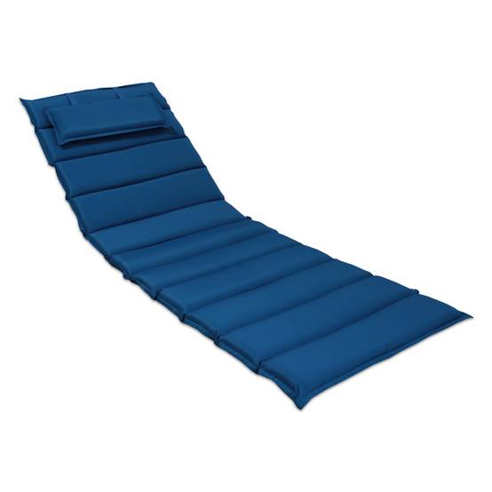 Matelas bleu marine pour bain de soleil - TECK'Attitude - Image 1