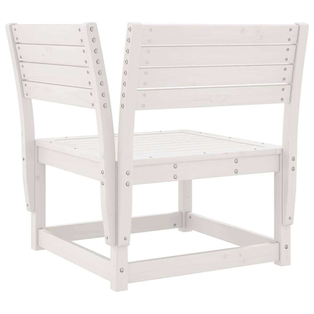 Banc 4 places bois blanc 73 x 73 x 78 cm - Prolenta premium p3208.0 ...