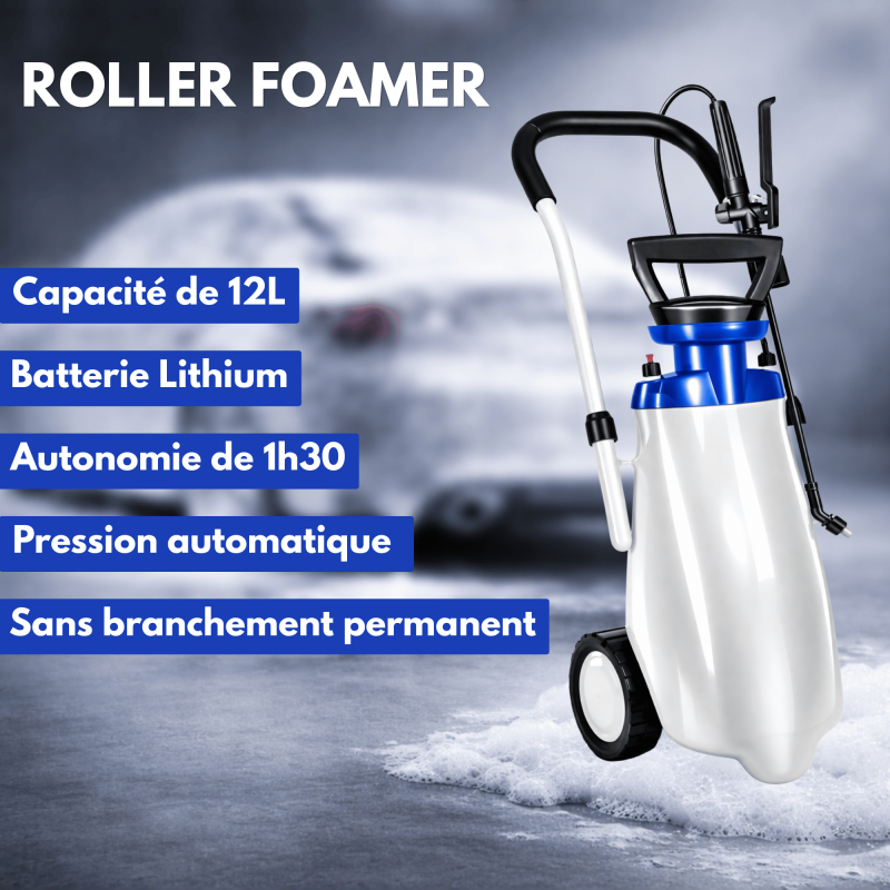 Phoenix – Roller Foamer Sprayer - Pulvérisateur électrique12L avec mousseur intégré – Autonomie 1h30 - Image 3