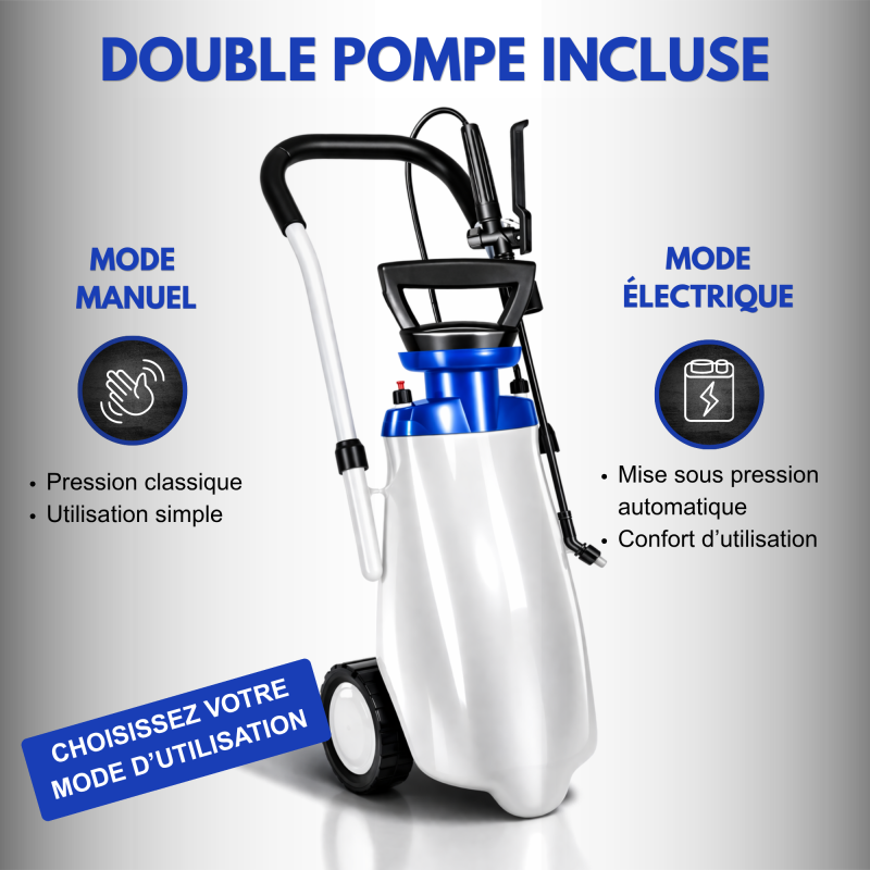 Phoenix – Roller Foamer Sprayer - Pulvérisateur électrique12L avec mousseur intégré – Autonomie 1h30 - Image 2