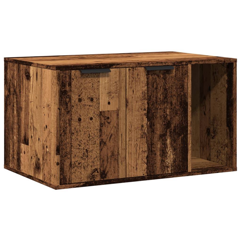 Vidaxl - Meuble de bac à litière pour chat vieux bois bois d'ingénierie vidaXL 857740 - Image 2