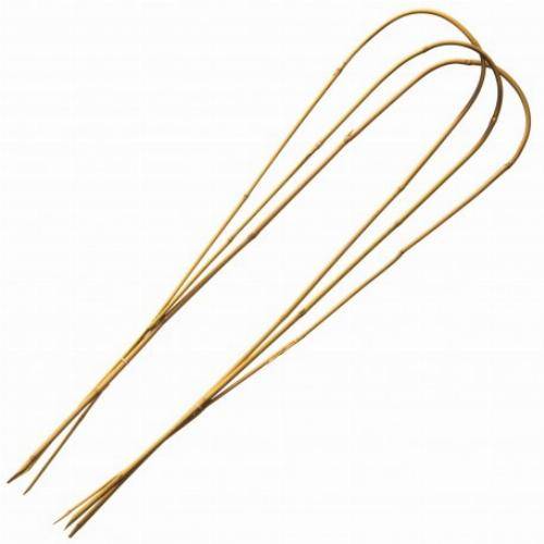3 Tuteurs arceaux en bambou - 90cm - Image 2