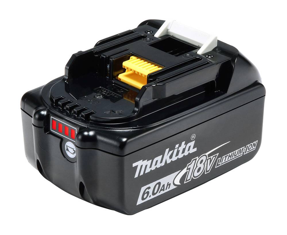 Batterie pour outil sans fil 18V 6Ah Li-ion LXT BL1860B avec indicateur de charge - MAKITA - 197422-4 - Image 1