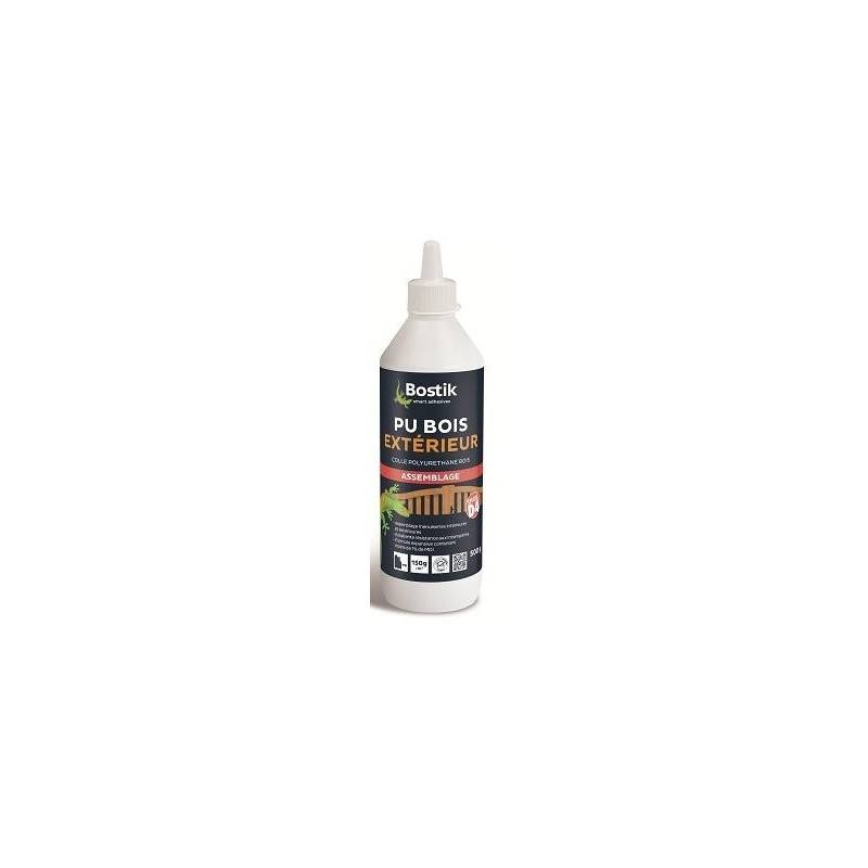 Bostik - Colle à bois polyuréthane extérieur D4 PU - Contenance (en g): Biberon de 500g