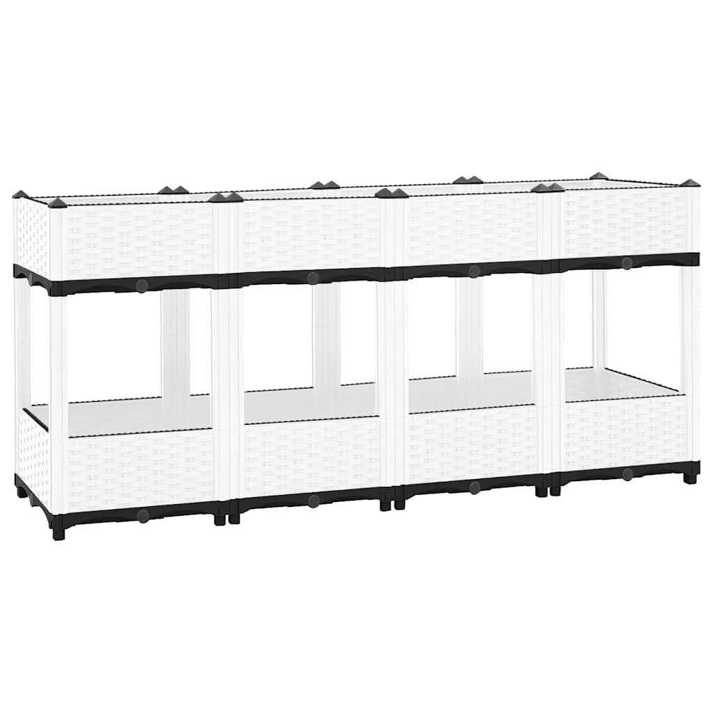 Prolenta Premium - Jardinière polypropylène gris  160 x 40 x 71 cm  - Prolenta premium p376.3 - Image 2