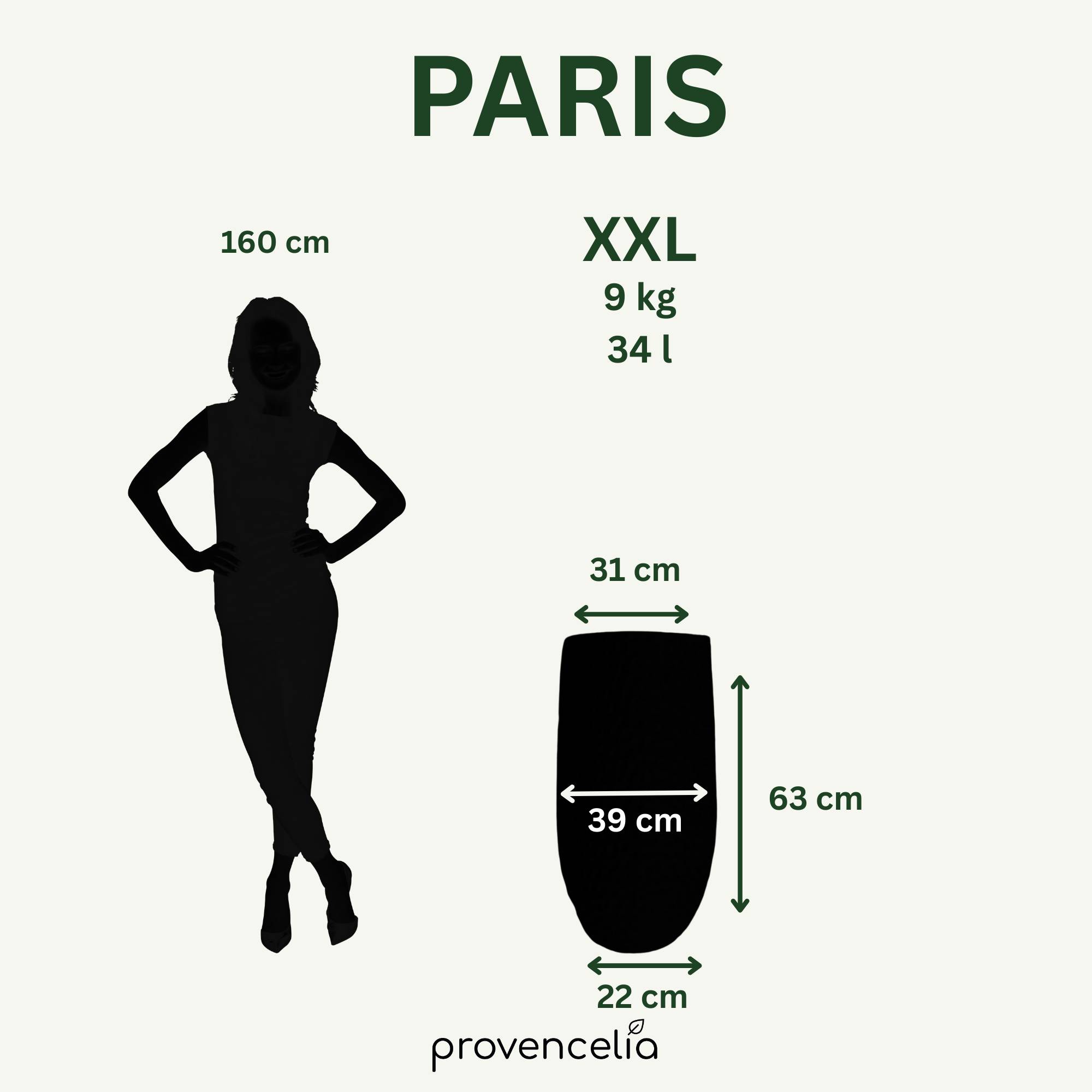 Pot PARIS 39x63cm blanc - Image 5