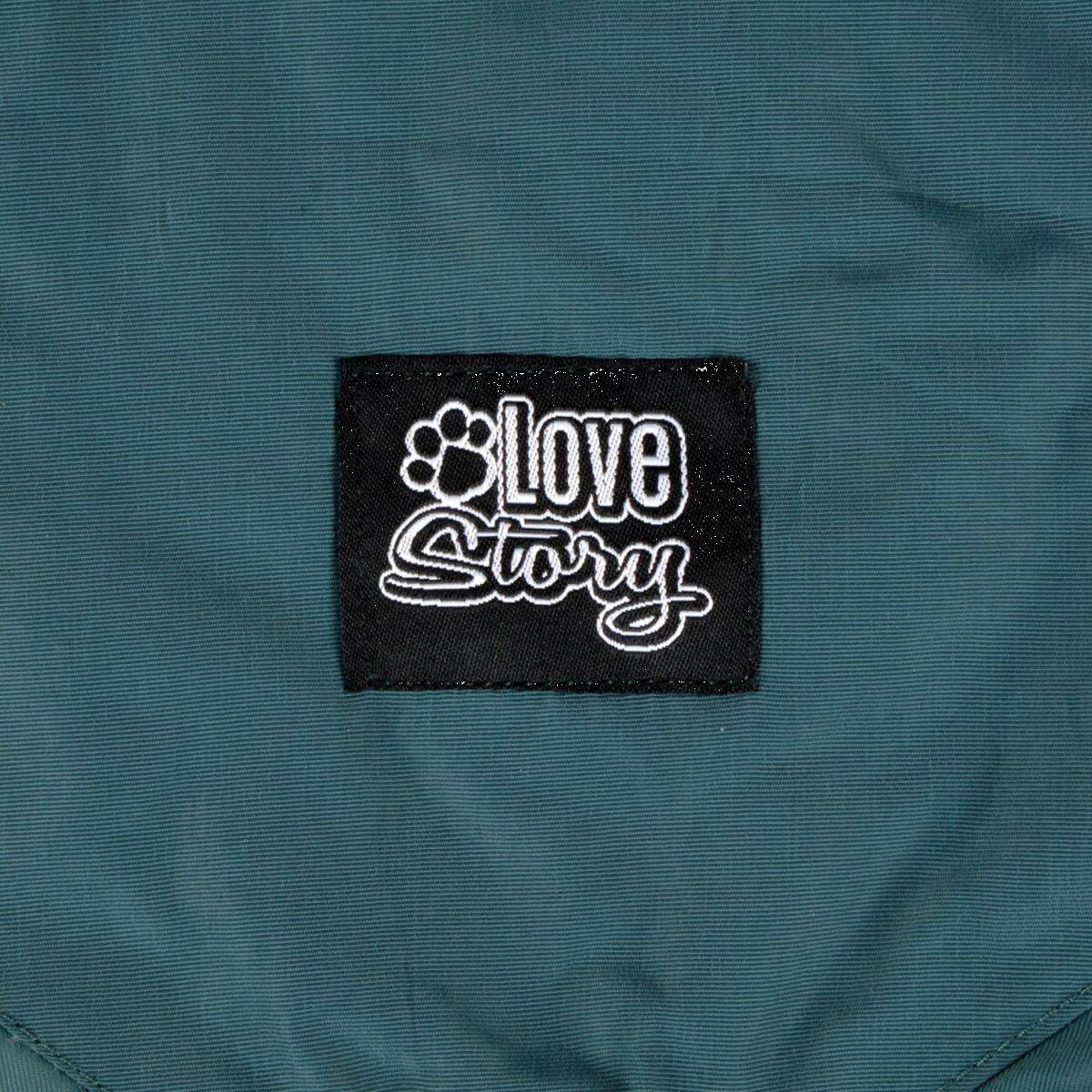 Love Story - Veste Imperméable Chien "Polaire" 30cm Émeraude - Image 6