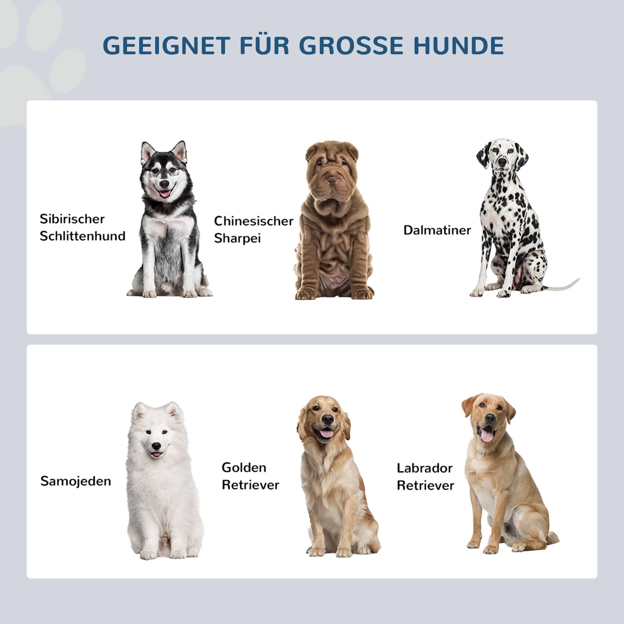 Station d'alimentation pour chien bois blanc 60 x 30 x 35.5 cm - PANGIVO - Image 9