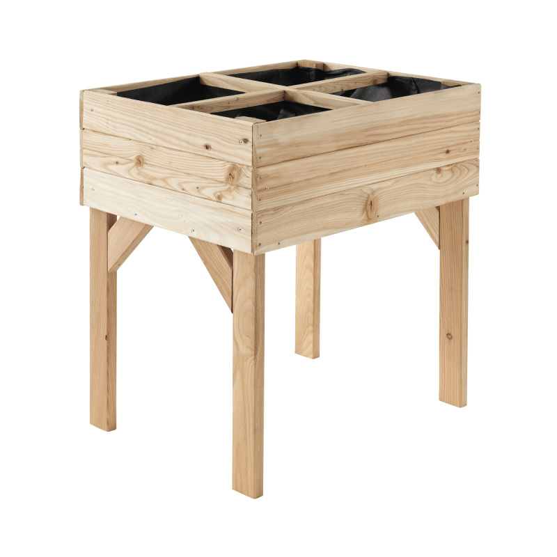 Cerland - Carré potager en bois mélèze 77 x 58 x 80 cm Freya - Image 1
