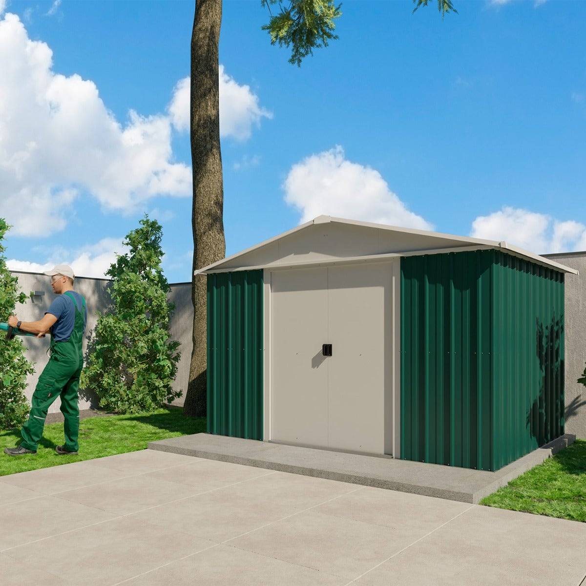 Yardmaster - Abri de jardin métal 7,18m² 108GEYZ Yardmaster - Image 8