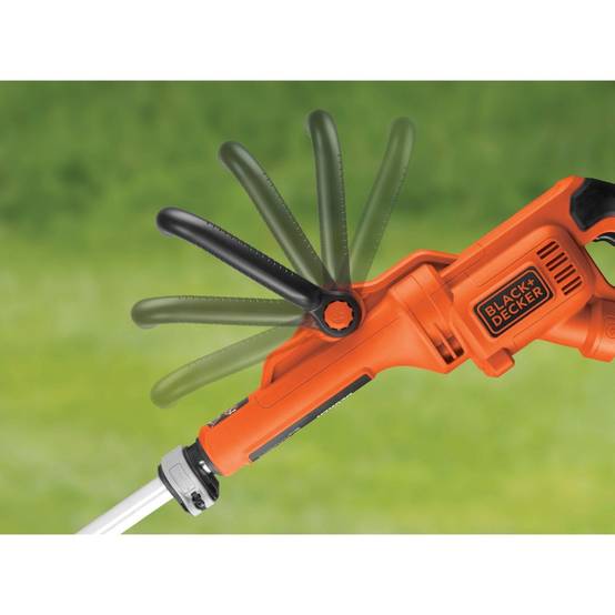 Coupe-bordures filaire 900W - 33cm - BLACK+DECKER - avec 2 poignées, tube télescopique et roue de guidage - GL9033HDL-FR - Image 7