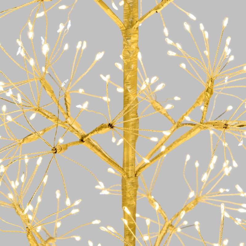 Lotti - Sapin Lumineux RICH Champagne H180cm 1800 MicroLED FlashLED avec Rameaux Lotti - Image 2